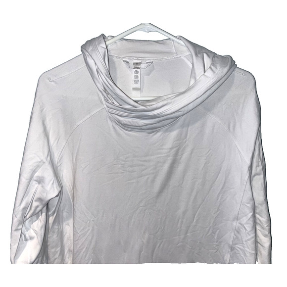 Lululemon Scuba Pullover Cotton Terry Size 8 White 01165 - Picture 12 of 15